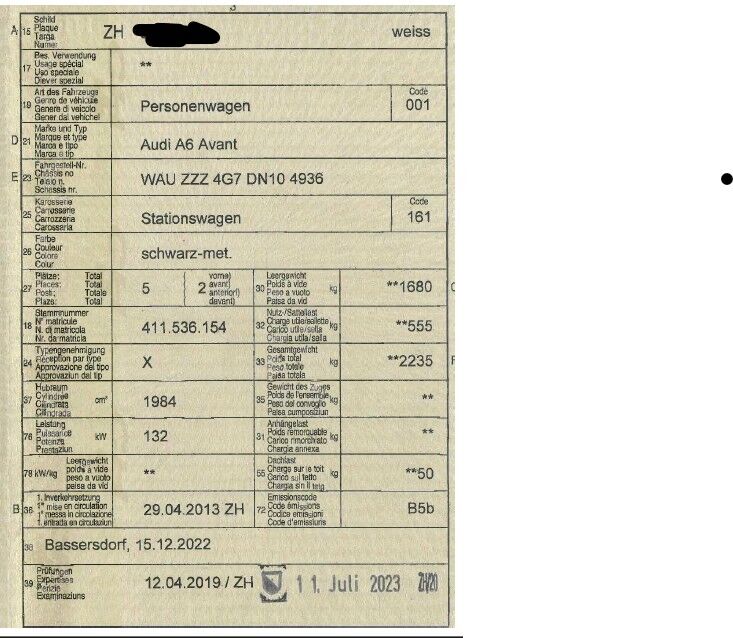 Audi A6 Avant ID 465016